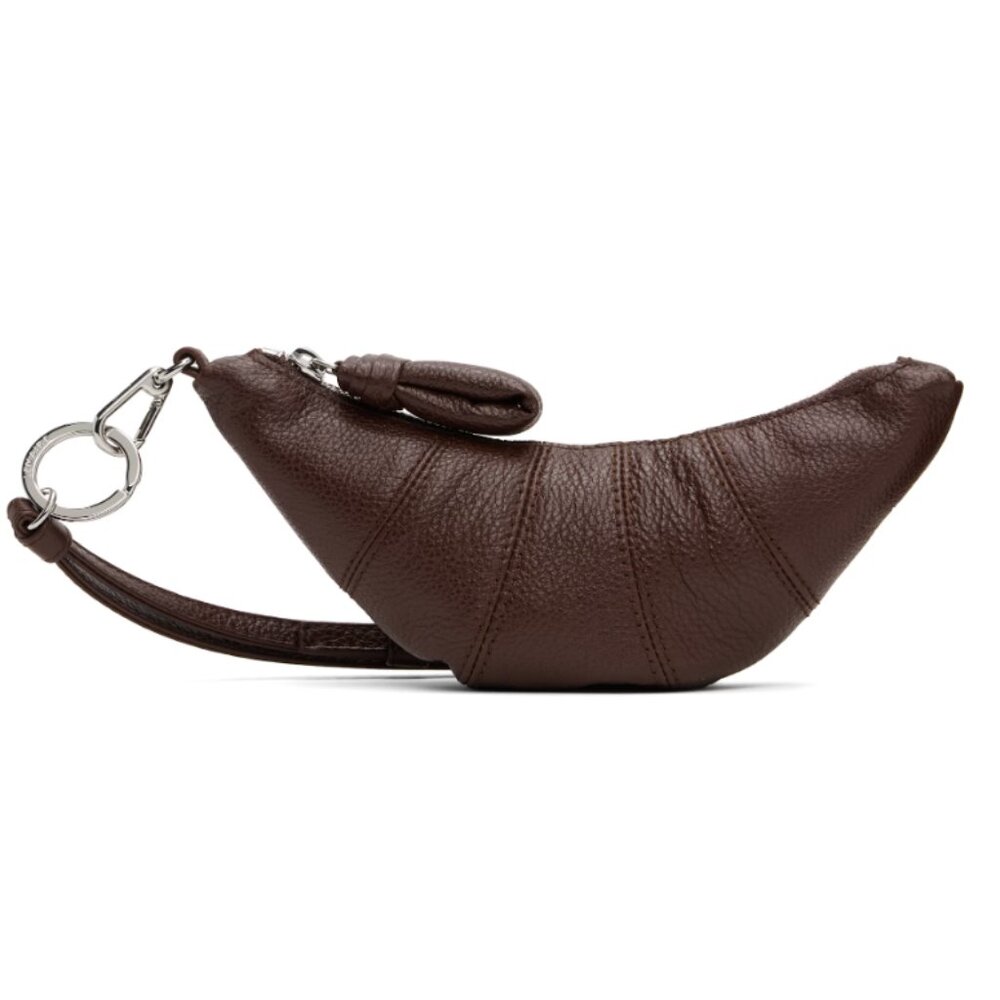 BNWT SS25 LEMAIRE CROISSANT COIN POUCH BROWN